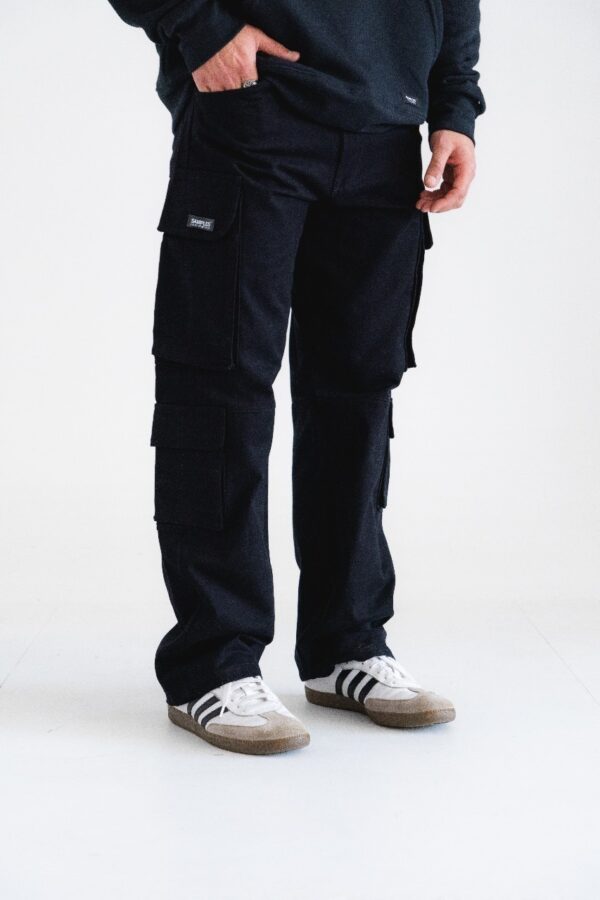 Baggy Cargo Samples Black - Image 2