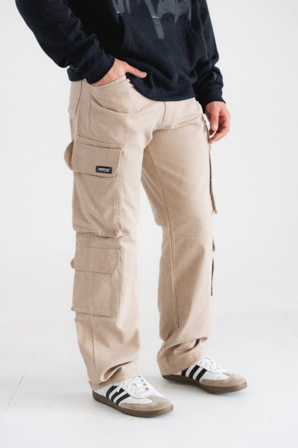 Baggy Cargo Samples Beige - Image 2
