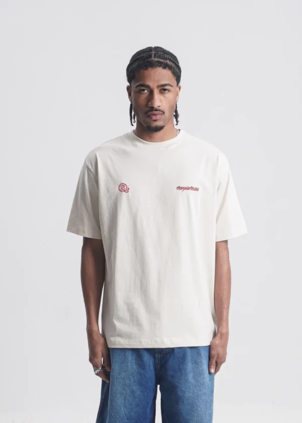 REMERA SAMPLES CREAM