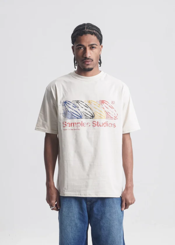 REMERA SAMPLES CREAM