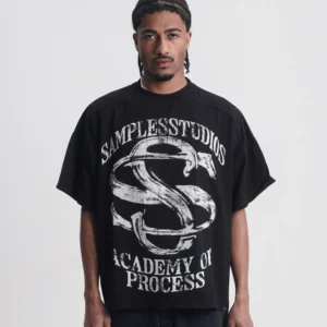 REMERA SAMPLES BLACK
