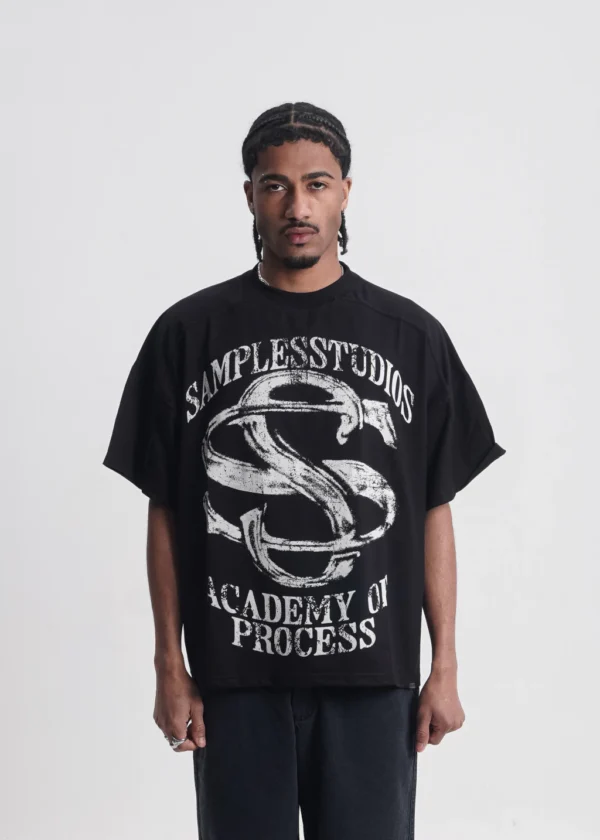REMERA SAMPLES BLACK