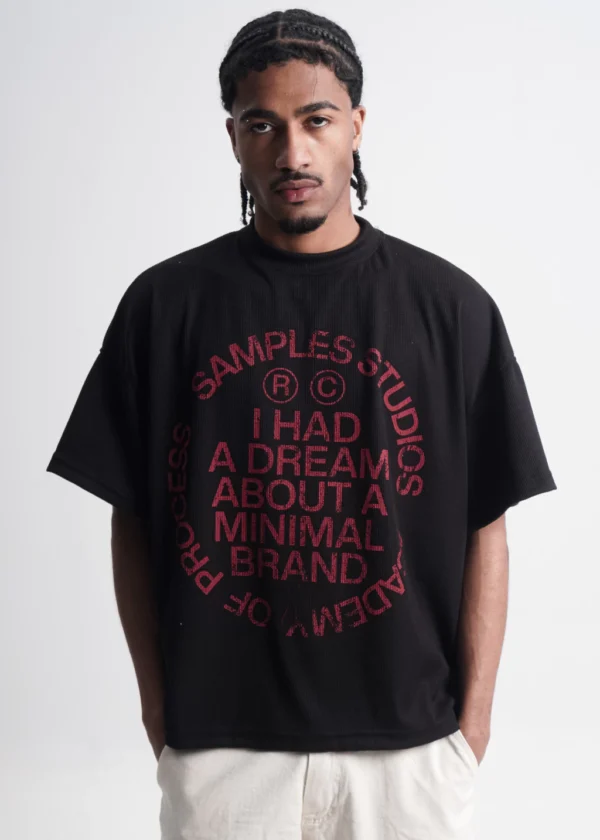 REMERA SAMPLES BLACK