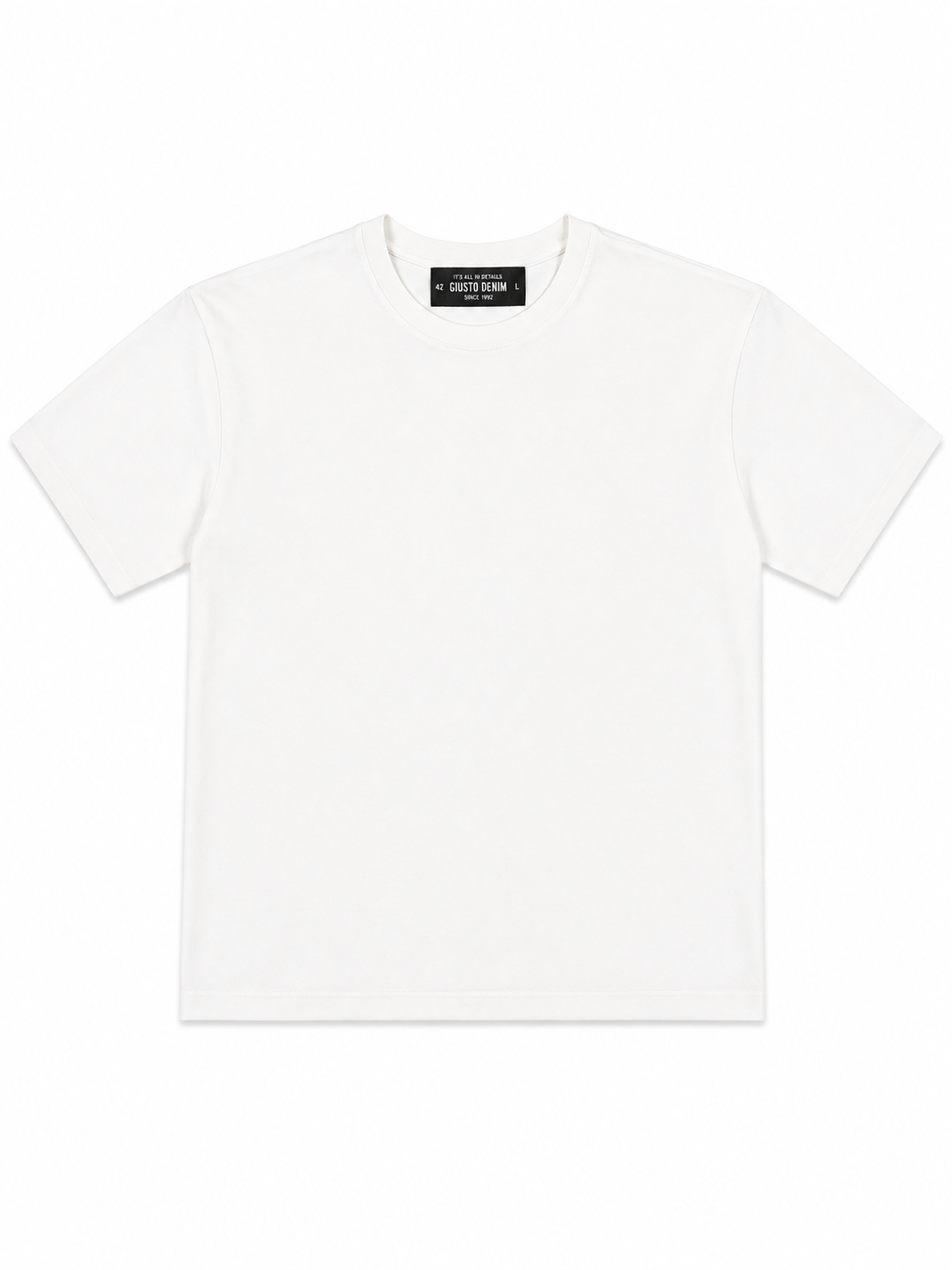 REMERA GIUSTO BLANCA